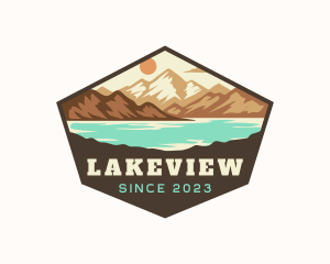 Mountain Lake  Explorer logo design