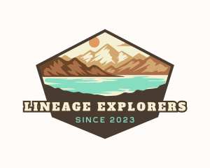 Mountain Lake  Explorer logo design