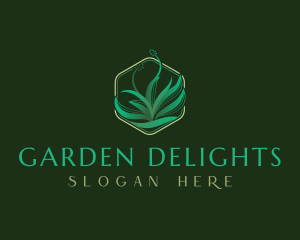 Grass Landscape Gardening logo design