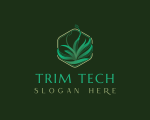 Grass Landscape Gardening logo design