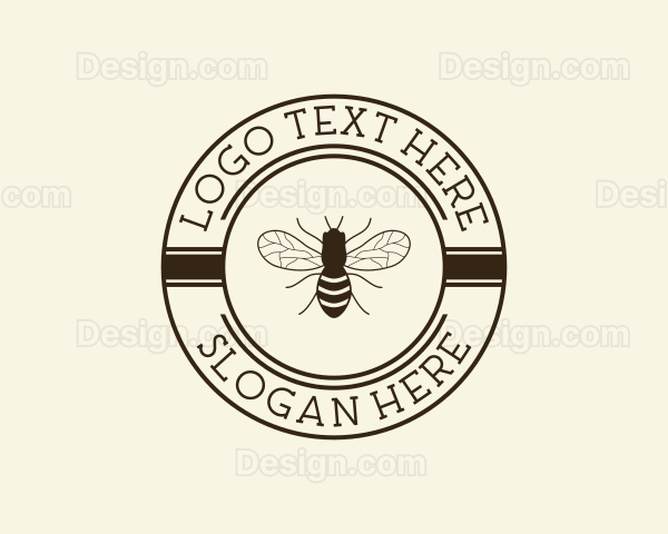 Beekeeper Honey Bee Logo