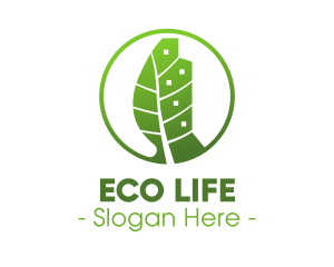 Eco Green Real Estate logo design