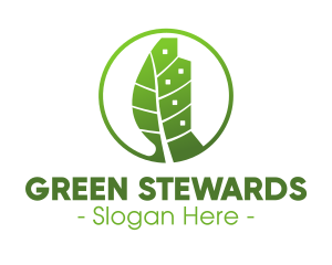 Eco Green Real Estate logo design