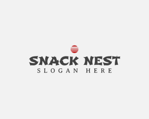 Asian Sun Restaurant Bar logo design