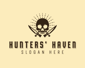 Mercenary Hunter Dagger logo design