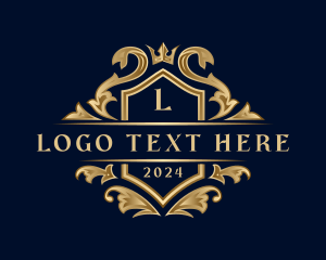 Luxury Crown Ornament Logo