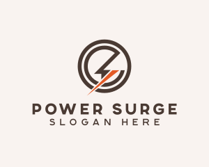 House Power Electricity logo design