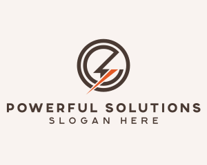 House Power Electricity logo design