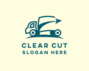 Arrow Truck Delivery logo design