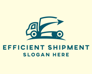 Arrow Truck Delivery logo design