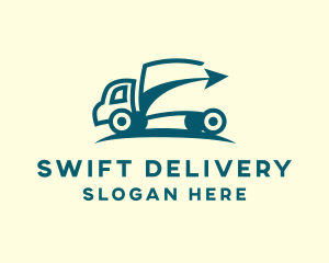 Arrow Truck Delivery logo design