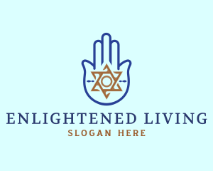 Hamsa Spiritual Hand logo