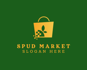 Grocery Shopping Market logo design