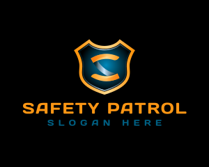 Tech Shield Crest logo