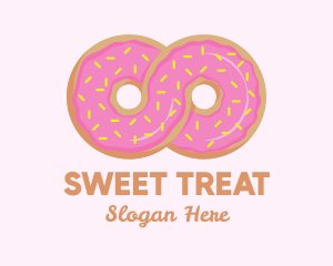 Infinite Donut Sprinkles logo design