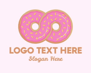 Infinite Donut Sprinkles logo design