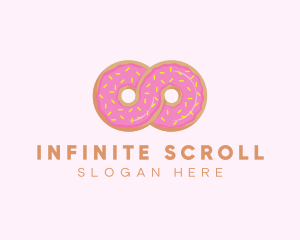 Infinite Donut Sprinkles logo design