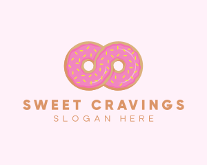 Infinite Donut Sprinkles logo design