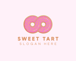 Infinite Donut Sprinkles logo design