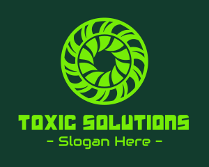Green Toxic Circle Reactor logo