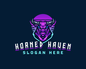 Gaming Bull Horns logo design