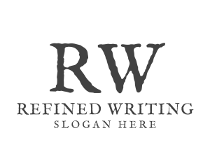 Papyrus Writing  Grunge logo design