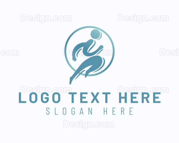 Sports Human Runner Logo