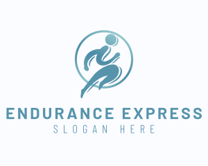 Sports Human Runner  logo design