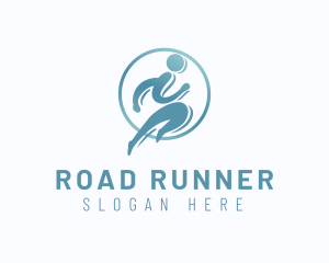 Sports Human Runner  logo design