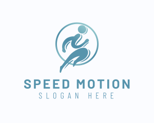 Sports Human Runner  logo design