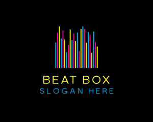 Colorful Neon Bars logo