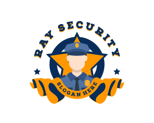 Security Police Officer logo design