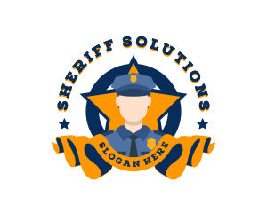 Security Police Officer logo design