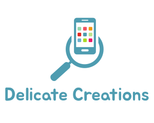 Mobile Apps Search logo design