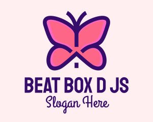Pink Butterfly House logo