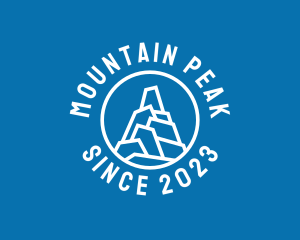 Rock Mountain Peak logo design