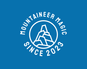 Rock Mountain Peak logo design