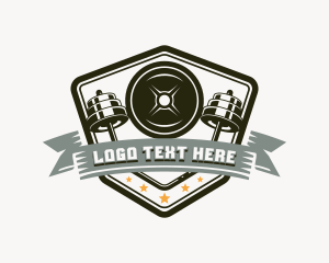 Barbell Weightlifting Exercise logo