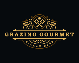 Restaurant Cooking Spatula  logo design