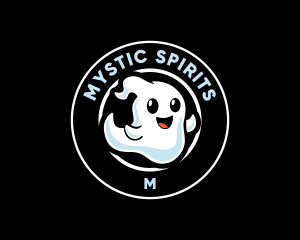 Ghost Spirit Spooky  logo design
