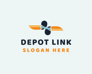 Symmetrical Toucan Link  logo design