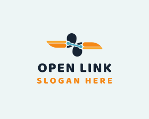 Symmetrical Toucan Link  logo design