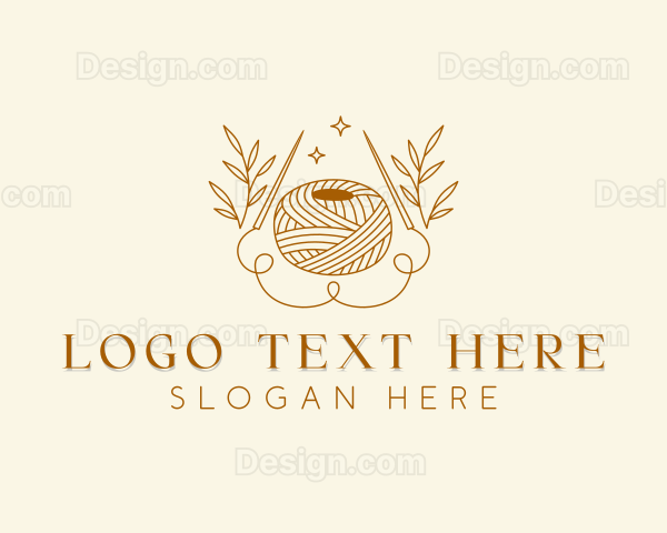 Crochet Yarn Weaving Logo