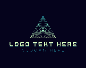 Generic Pyramid Tech logo design