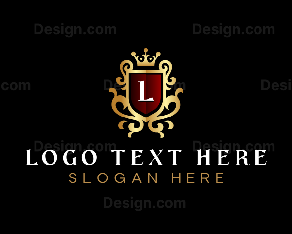 Elegant Shield Crest Logo