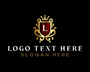 Elegant Shield Crest logo