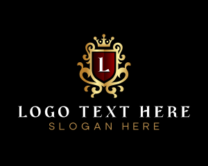 Elegant Shield Crest Logo