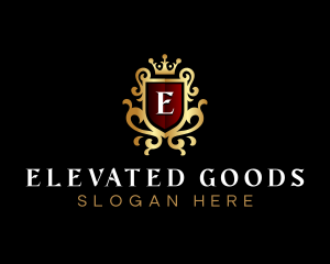 Elegant Shield Crest logo design