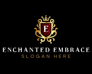 Elegant Shield Crest logo design