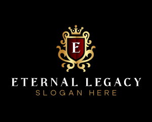 Elegant Shield Crest logo design